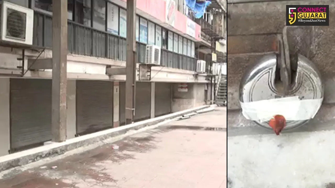 સુરત નવ મંગલ કોમ્પલેક્ષમાં ચાલતી ક્લાસીસ સહિત 150 દુકાનોને મારવામાં આવ્યું સીલ
