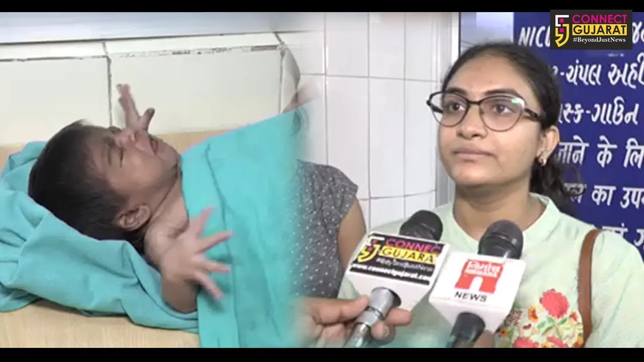 સુરત: કેબલ બ્રિજ પર પ્લાસ્ટિકની કોથળીમાં મળી આવી ૬ મહિનાની બાળકી!