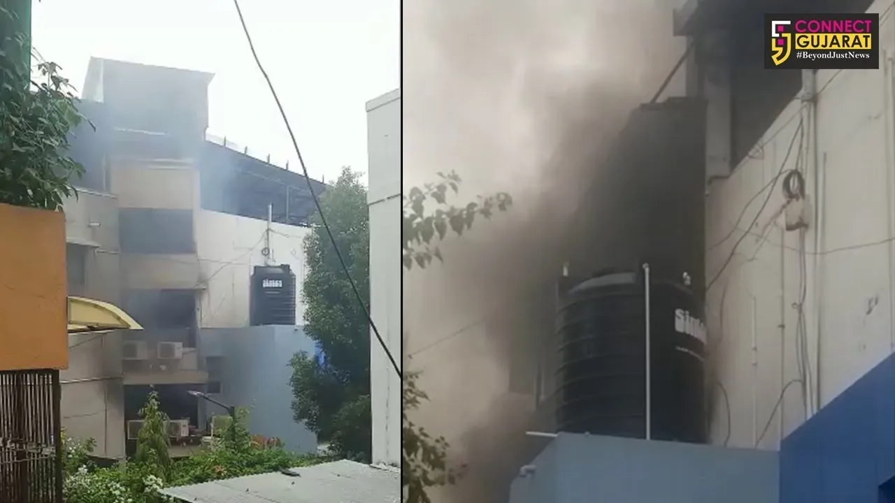 અમદાવાદના થલતેજ વિસ્તારની હોસ્પિટલમાં લાગી આગ