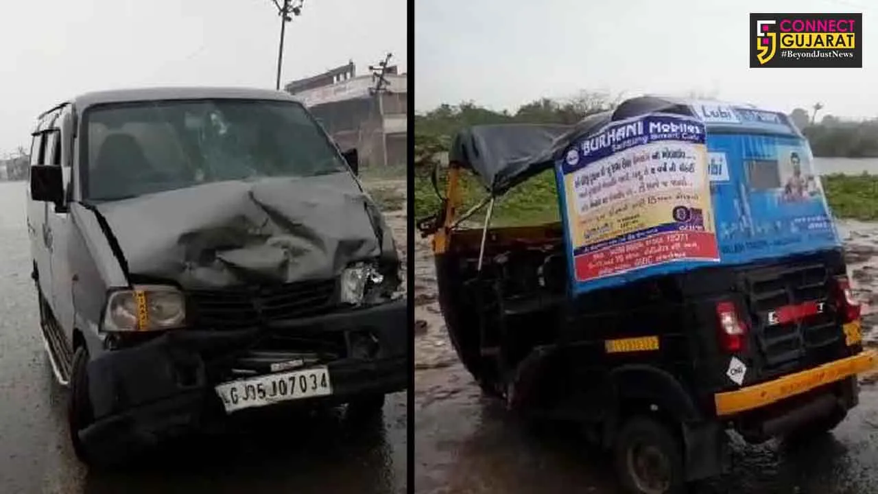ભરૂચ : અંકલેશ્વર હાઇવે ઉપરની ઘટના, રિક્ષા અને કાર વચ્ચે સર્જાયેલ અકસ્માતમાં ૭ને ઈજા