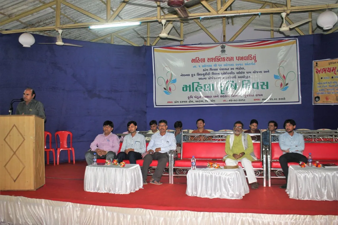 આહવા ખાતે છઠ્ઠા દિવસે મહિલા કૃષિ દિવસની કરાઇ ઉજવણી