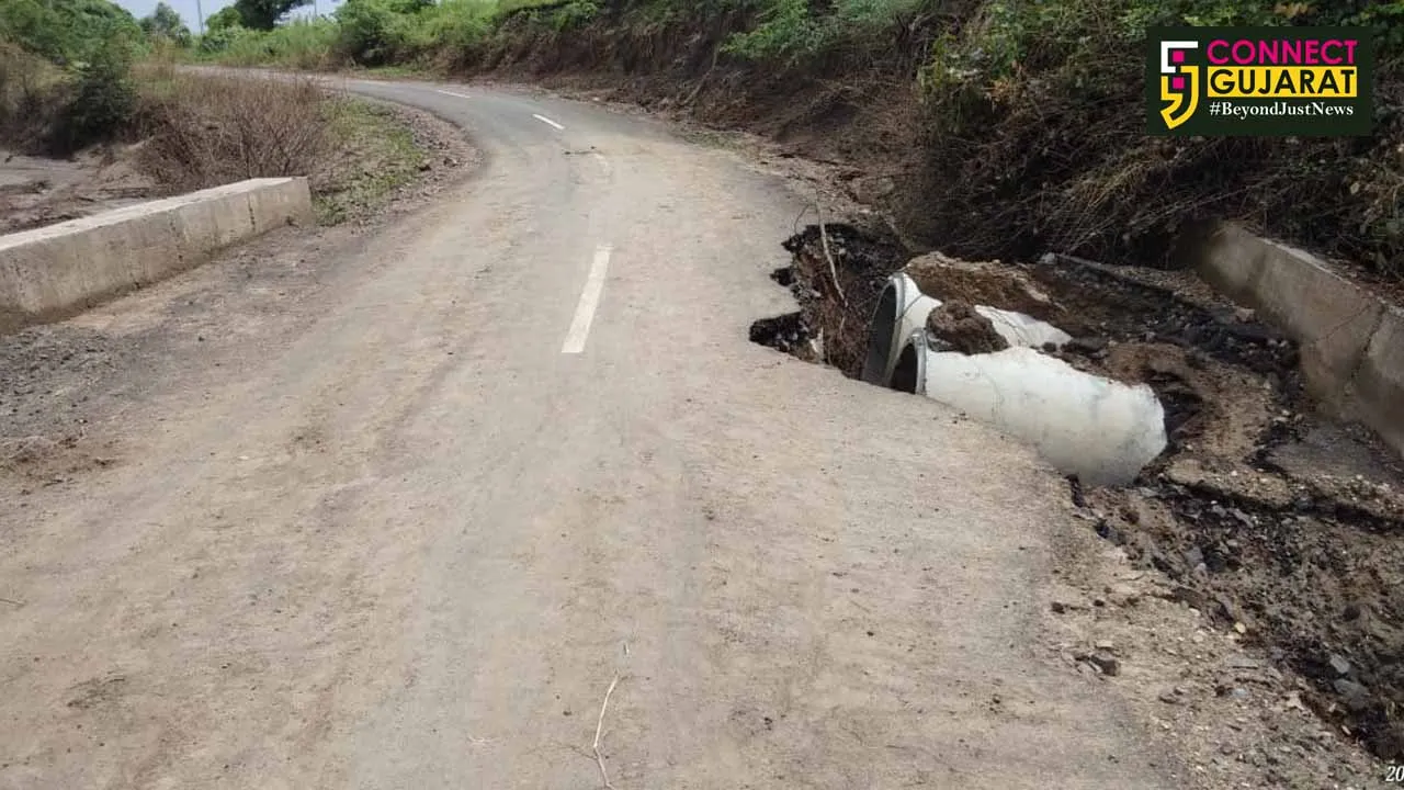 કાશીપુરાથી માંગલેજ તરફ જતો માર્ગ એક જ વર્ષમાં બન્યો બિસ્માર