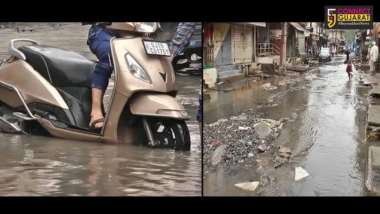 ભરૂચ: ગાંધી બજારના વેપારીઓ, સ્થાનિકોએ રસ્તાઓના તકલદી સમારકામના મુદ્દે પાલિકામાં કર્યો હલ્લાબોલ