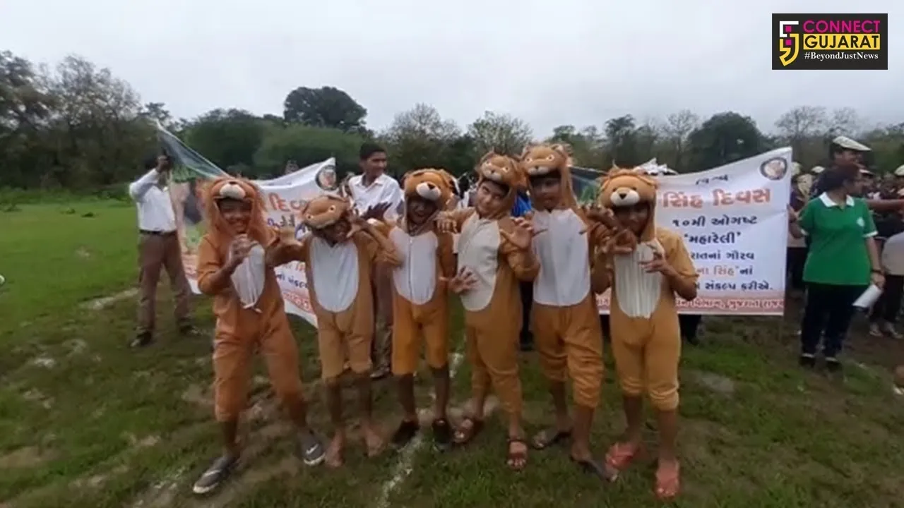 જૂનાગઢ : વિશ્વ સિંહ દિવસની કરાઇ ઉજવણી, ૧૧ લાખથી વધુ લોકો જોડાયા