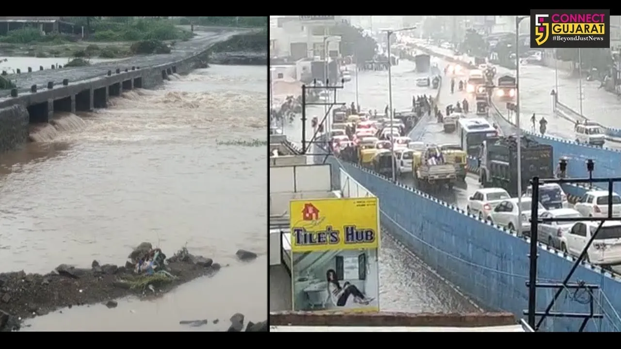 વડોદરા બાદ રાજકોટ માં સર્વત્ર પાણી પાણી