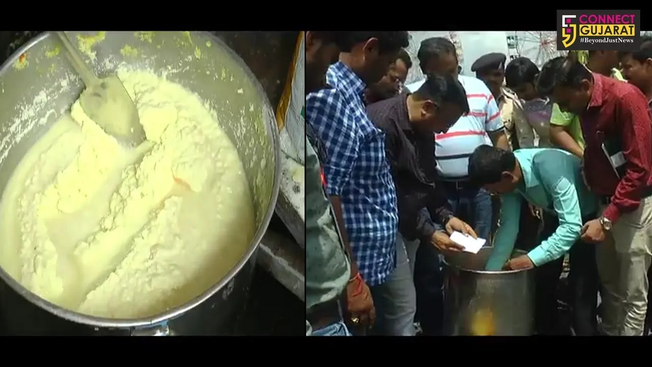 રાજકોટ : સૌરાષ્ટ્રના સૌથી મોટા લોકમેળામાં અખાદ્ય વસ્તુઓનો નાશ કરાયો