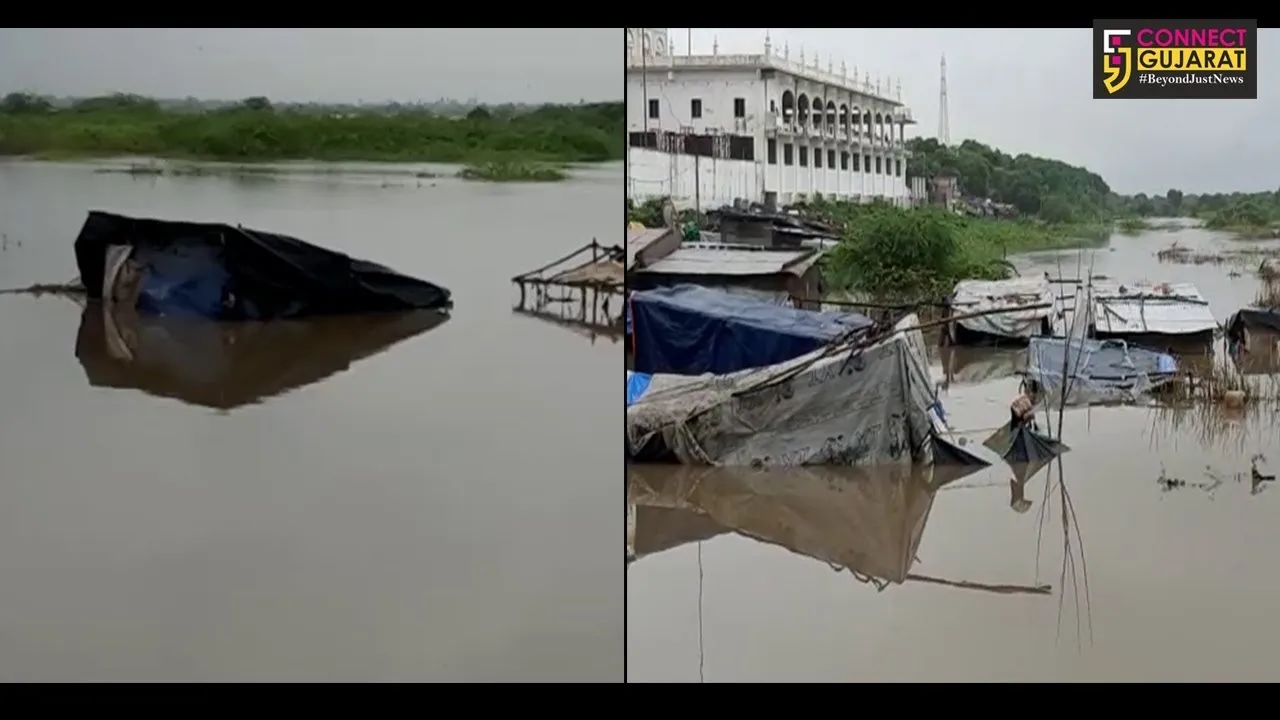 ભરૂચમાં ૨૦ દિવસમાં પુન: નર્મદા ભયજનક સપાટી વટાવતા તંત્ર થયું દોડતું, અસરગ્રસ્તોને કરાયા સ્થળાંતરીત
