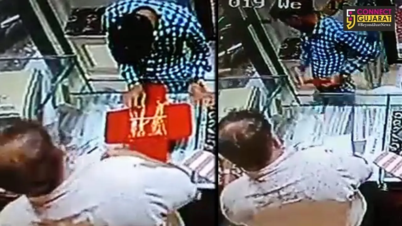 સુરત : ગ્રાહકના સ્વાંગમાં આવી ઈસમ 3.17 લાખના સોનાનું ચેઈન બોક્સ ચોરી ફરાર