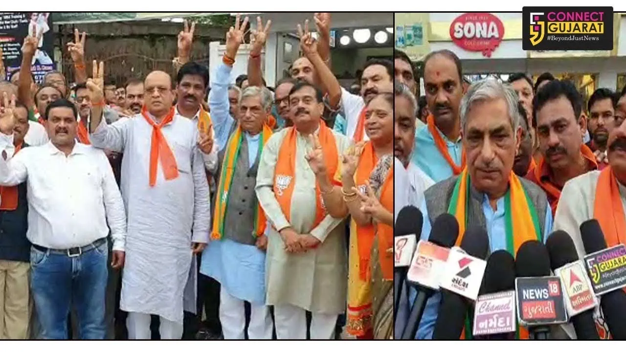 ભરૂચ : લોકસભામાં કાશ્મીર પુનઃગઠન બિલ બહુમતીથી પસાર, ભરૂચમાં ભાજપની ઉજવણી