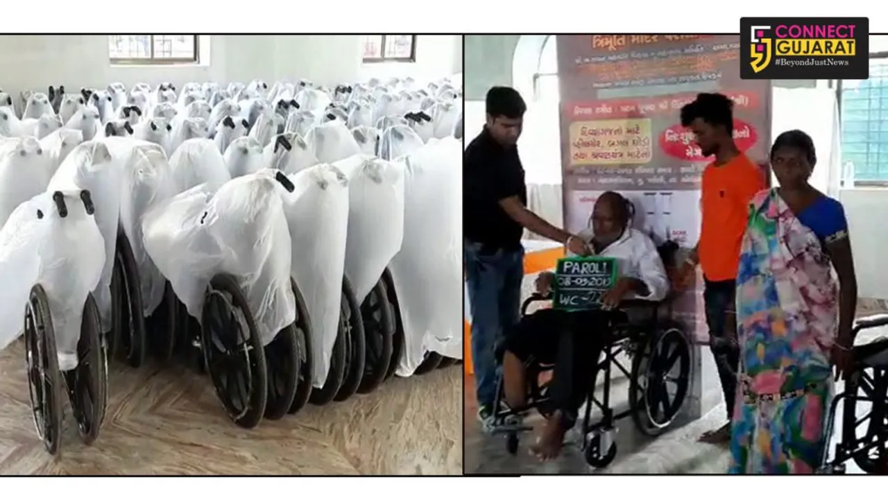 ઘોઘંબાના પરોલી ધામ ખાતે કરાયું વિકલાંગ સહાયતા કેમ્પનું આયોજન