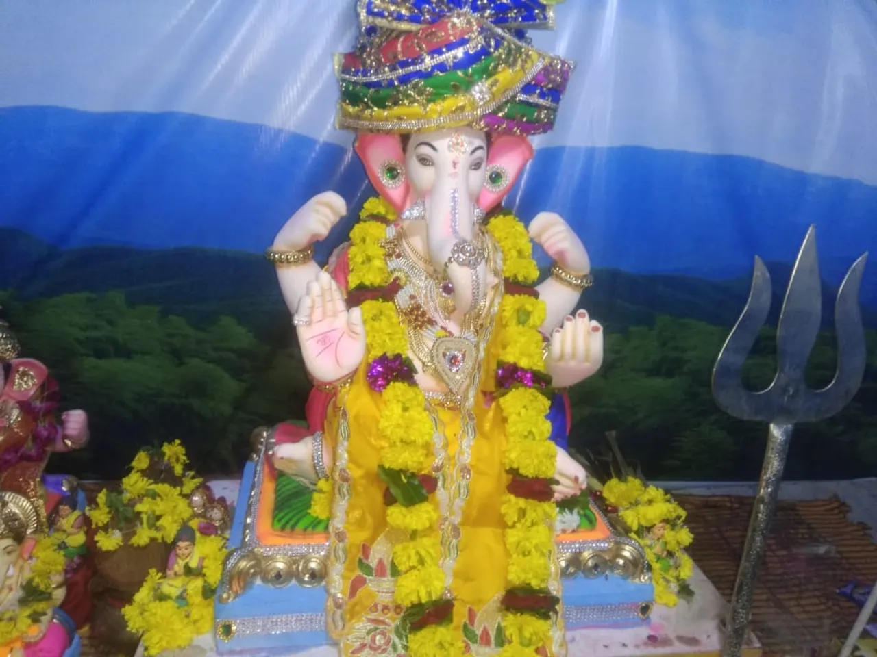 જંબુસર : 114 વર્ષથી માટીની શ્રીજીની પ્રતિમાનું કરાય છે સ્થાપન