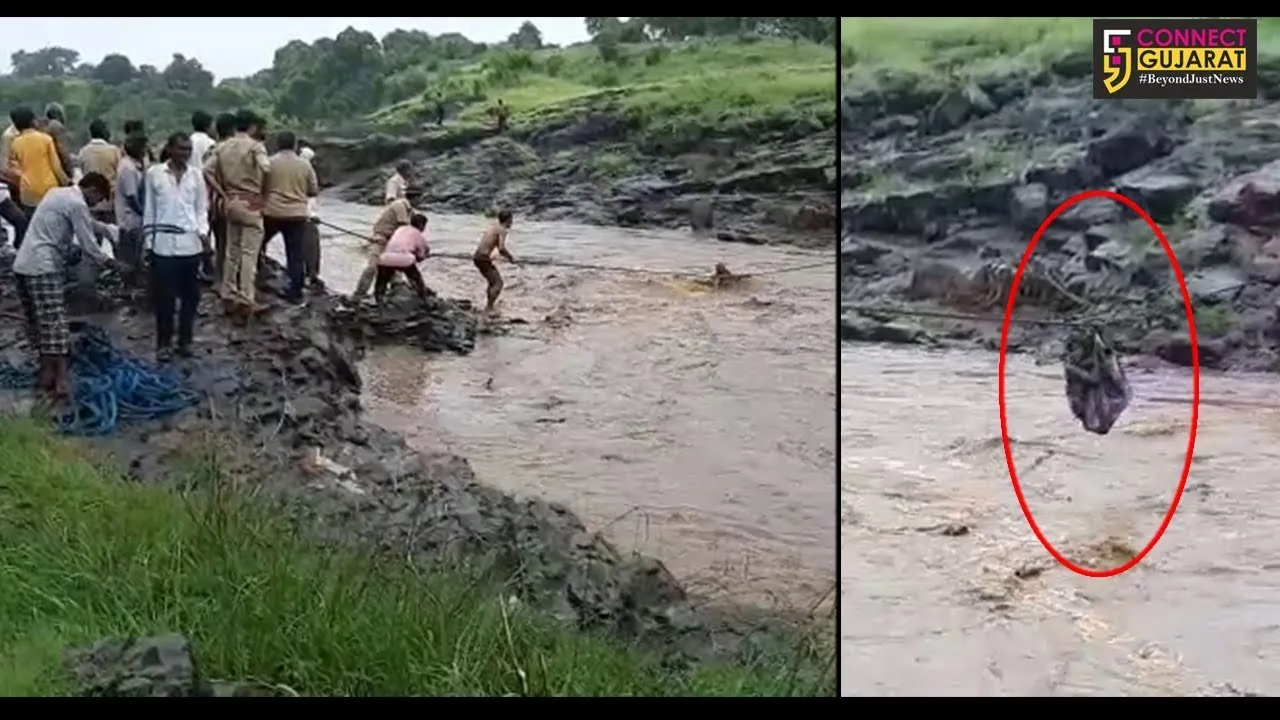 નર્મદા :  કોઠી ગામ નજીક ખાડીમાં ફસાયેલી બાળકીનું કરાયું રેસ્કયુ