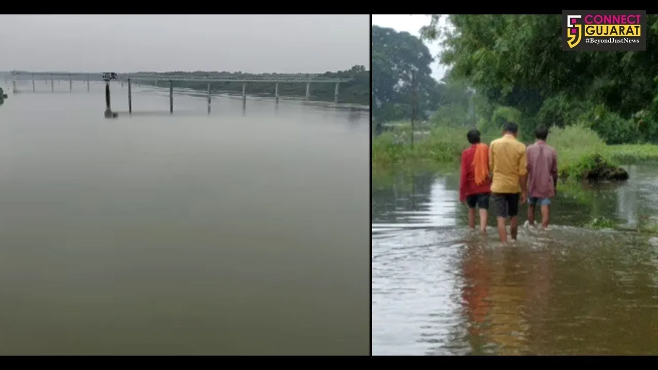 આણંદ : કડાણા ડેમમાંથી પાણી છોડાતા મહીસાગર નદી બે કાંઠે વહેતી થઇ