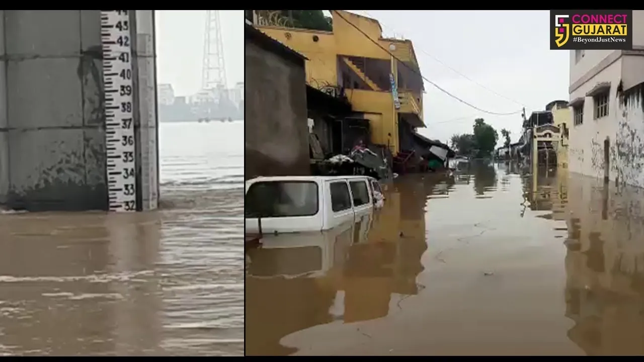 ભરૂચ :  નર્મદા નદીની સપાટી 31.85 ફૂટ : નીચાણવાળા વિસ્તારોમાં જળપ્રલય
