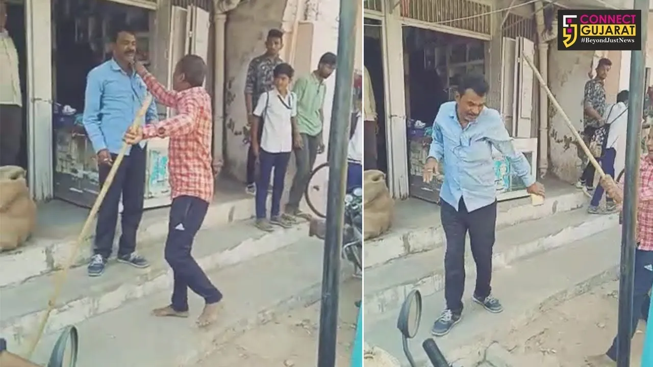 બનાસકાંઠા : પાલનપુરમાં વીજકર્મીને જાહેરમાં ફટકારતાં નશેબાજનો વિડીયો વાઇરલ