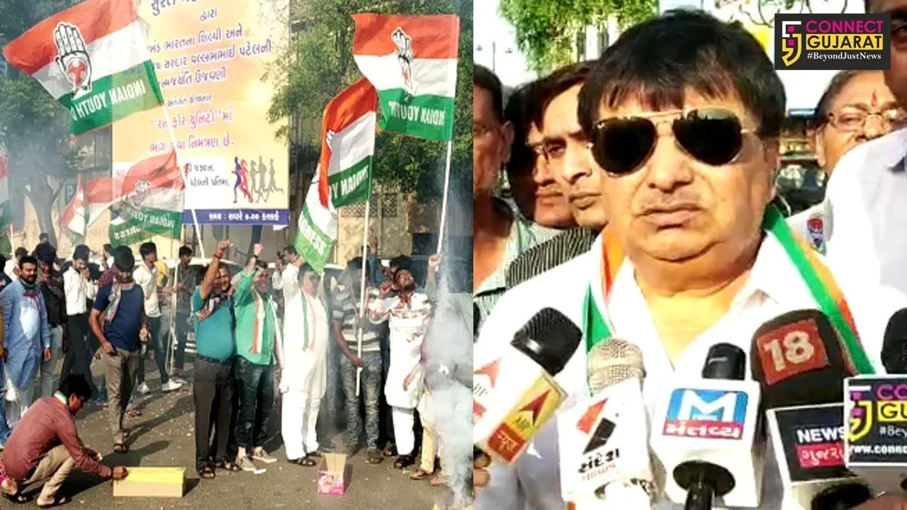 સુરત : પક્ષ પલટો કરનાર અલ્પેશ ઠાકોરની હારથી કોંગી કાર્યકરોમાં ખુશી