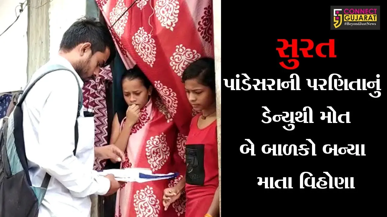 સુરત : પાંડેસરાની પરણિતાનું ડેન્ગયુથી મોત, બે બાળકો બન્યા માતા વિહોણા