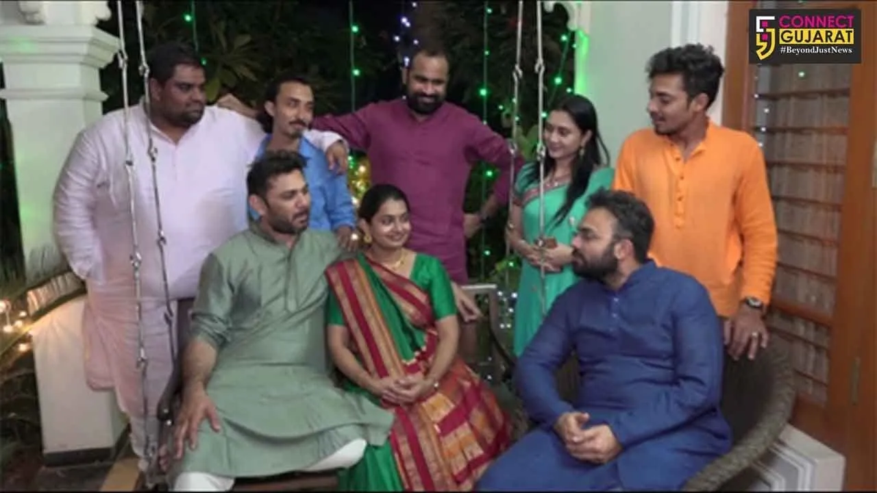 કનેક્ટ ગુજરાત સાથે હેલ્લારો ફિલ્મના કલાકારોએ માણી દિવાળીની ખાસ પળો