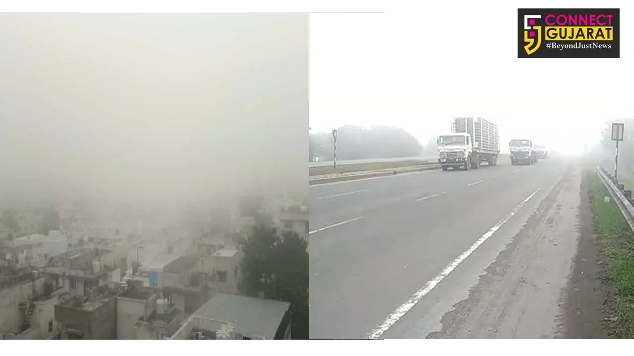 અંકલેશ્વર પંથકમાં વાતાવરણમાં પલટો : ધુમ્મસ છવાયું