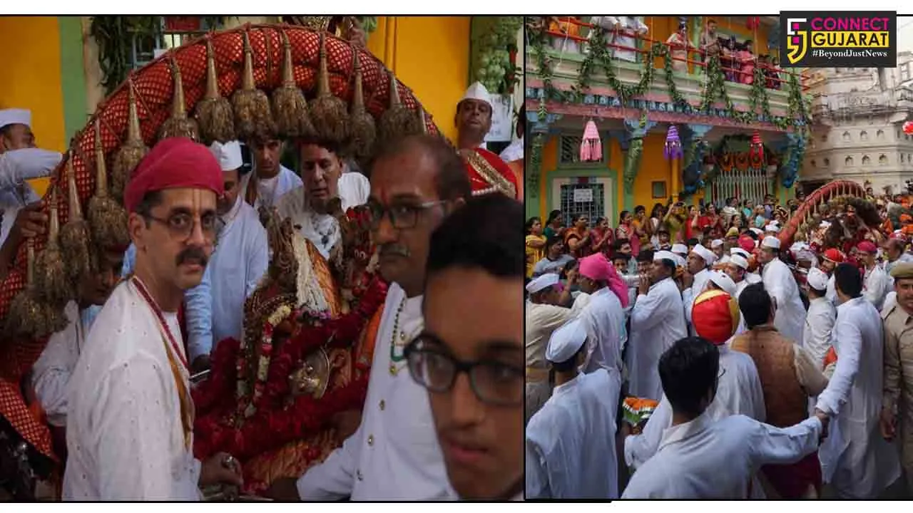 વડોદરાઃ દેવદિવાળીના પર્વે નીકળ્યો ભગવાન નરસિંહજીનો વરઘોડો