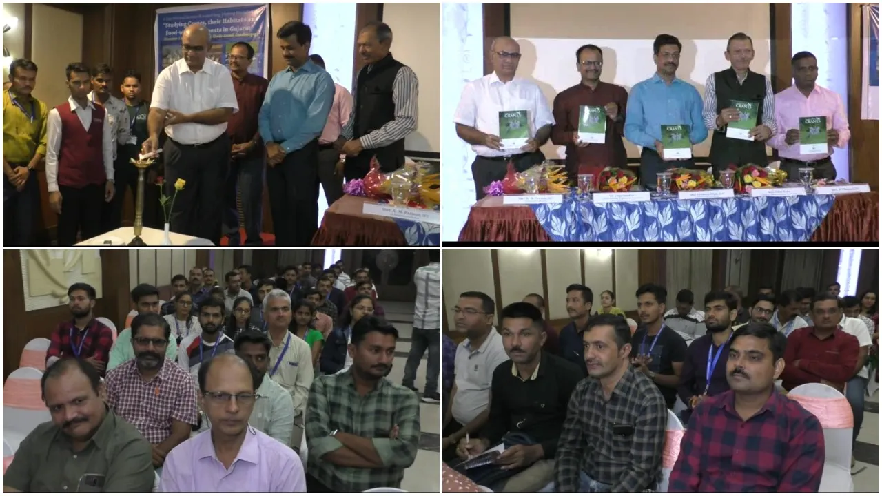 જામનગર : ગીર ફાઉન્ડેશન દ્વારા વેટ લેન્ડ બર્ડ ક્રેઇન્સ અંગે સેમિનાર યોજાયો