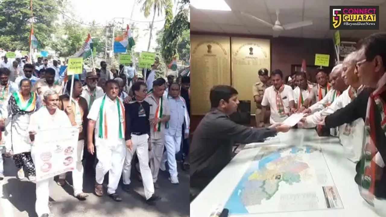 જૂનાગઢ : કોંગ્રેસના જન સંવેદના આંદોલનનો પ્રારંભ, પરેશ ધાનાણીએ લીધી રેલીની આગેવાની