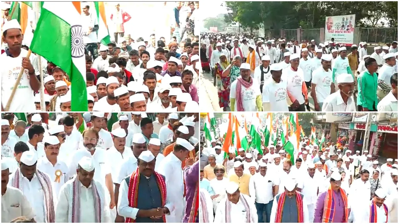 દાહોદ : ગાંધી સંકલ્પ યાત્રા સહિત ભાજપનો દિવાળી સ્નેહમિલન કાર્યક્રમ યોજાયો