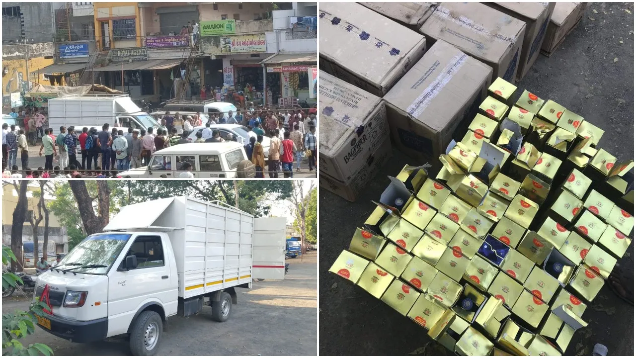 ભરૂચ : નેત્રંગ ખાતે ટેમ્પામાં ઘરવખરીના સામાનની આડમાં સંતાડીને લવાતો વિદેશી દારૂ પોલીસે ઝડપ્યો