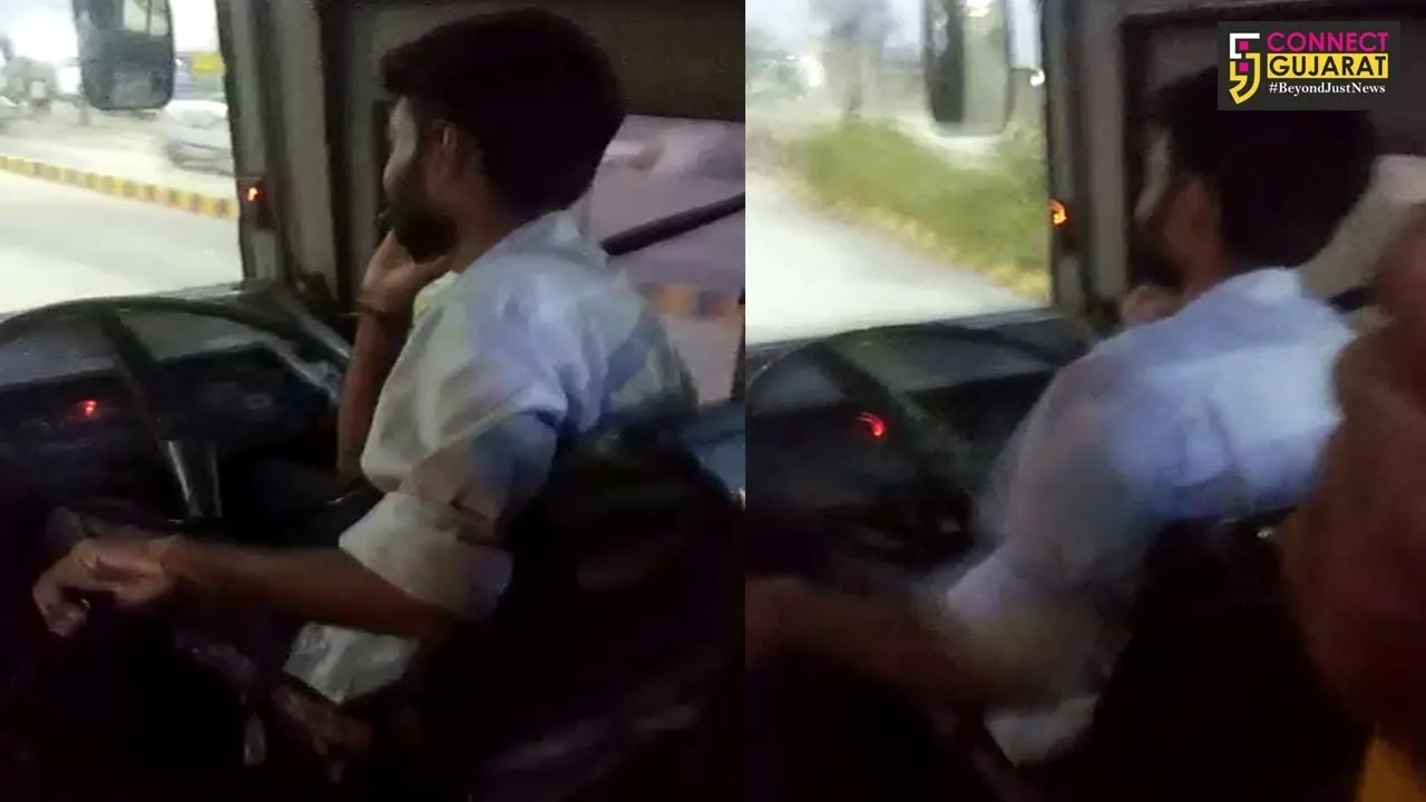 રાજકોટ : સતત બીજા દિવસે પણ BRTS બસના ચાલકનો વિડીયો થયો વાયરલ, અઘટીત ઘટના બને તો જવાબદાર કોણ..?