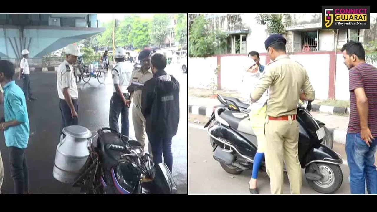 રાજયના આ શહેરમાં પોલીસે બે દિવસમાં વસુલ્યો 36.24 લાખ રૂા.નો દંડ
