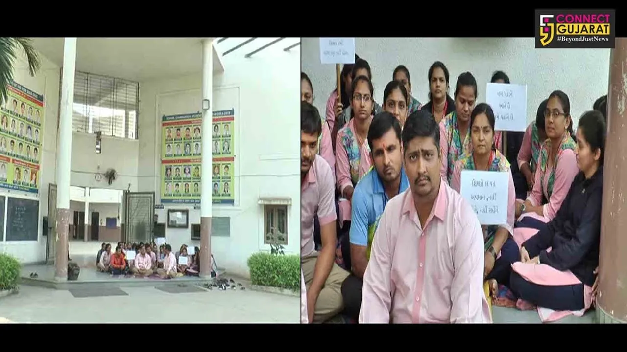 ભરૂચ: પ્રાર્થના વિદ્યાલયમાં શિક્ષકો અને ટ્રસ્ટીઓ વચ્ચે વિવાદ, જુઓ પછી શું થયું