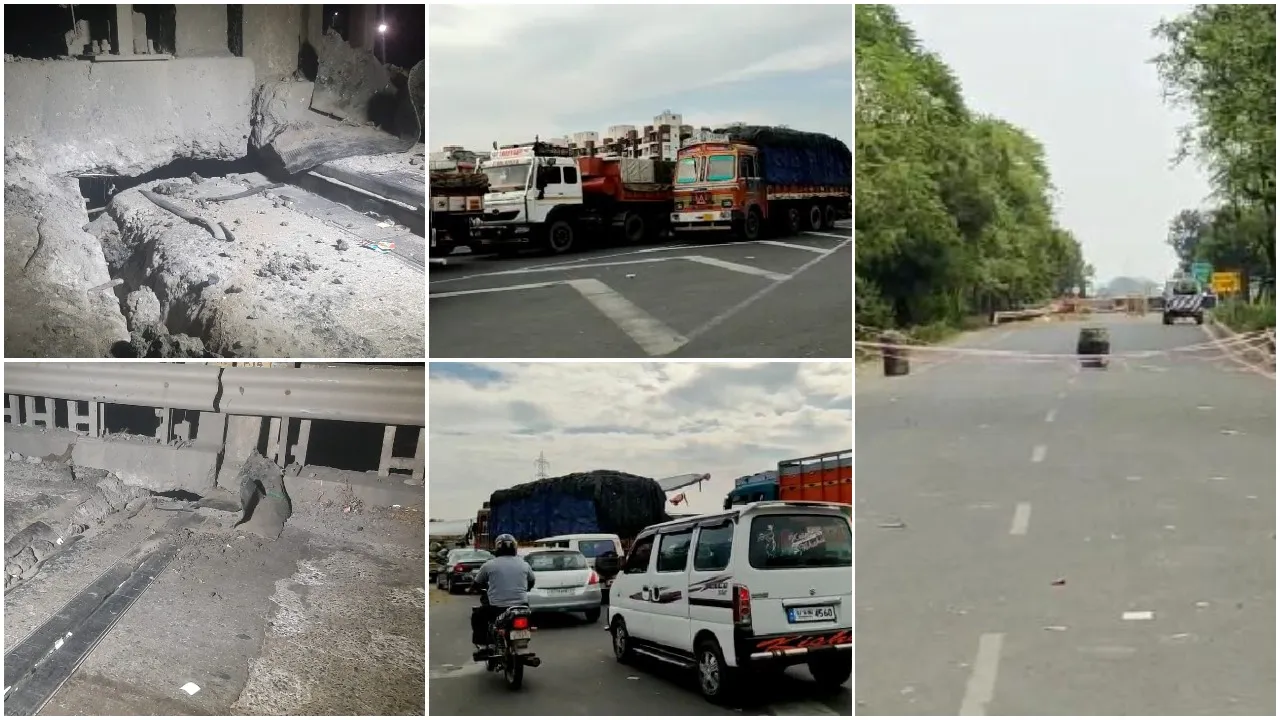 ભરૂચ : જુનો સરદાર બ્રિજ રીપેર નહિ કરાતાં હાઇવે પર ફરી ટ્રાફિકજામની પરિસ્થિતિ