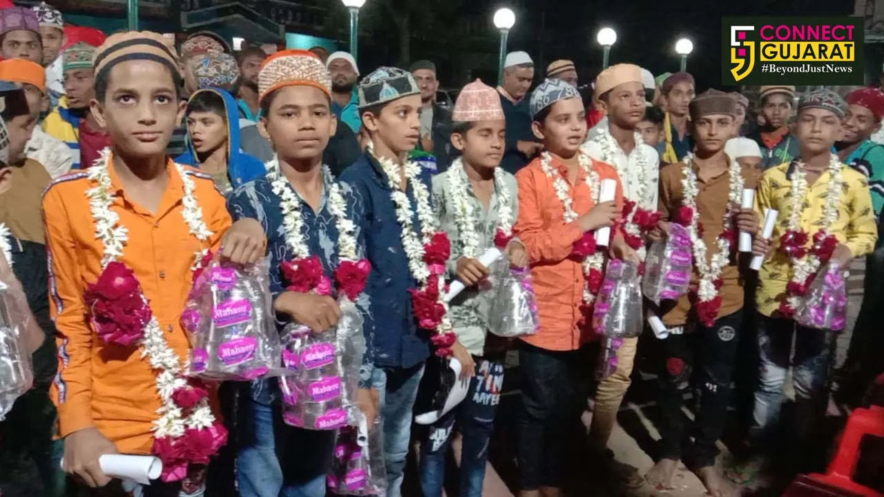 ભરૂચ : ઝઘડીયાના તરસાલી ગામે મદ્રેસાએ ગૌસિયાના વિદ્યાર્થીઓનો વિદાય સમારંભ યોજાયો