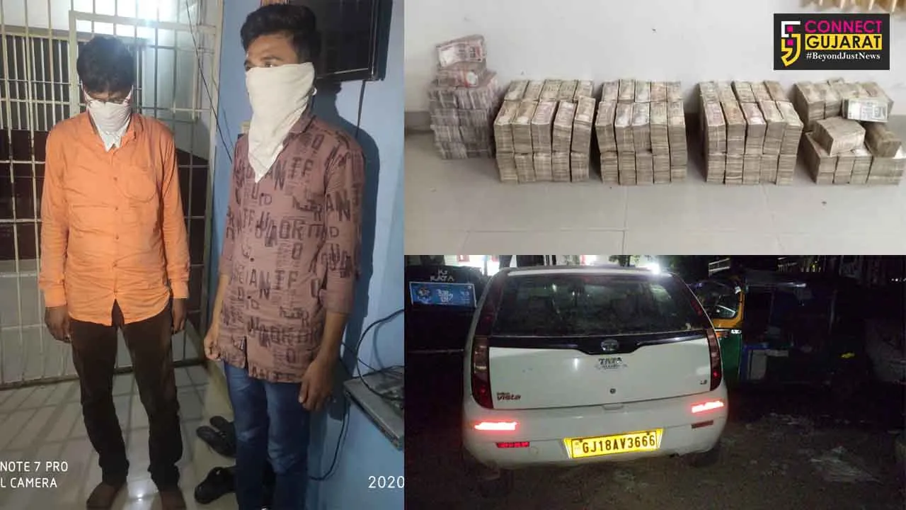 પંચમહાલ : ગોધરામાં 4.76 કરોડના મૂલ્યની જૂની ચલણી નોટ સાથે બે ઇસમો ઝડપાયા