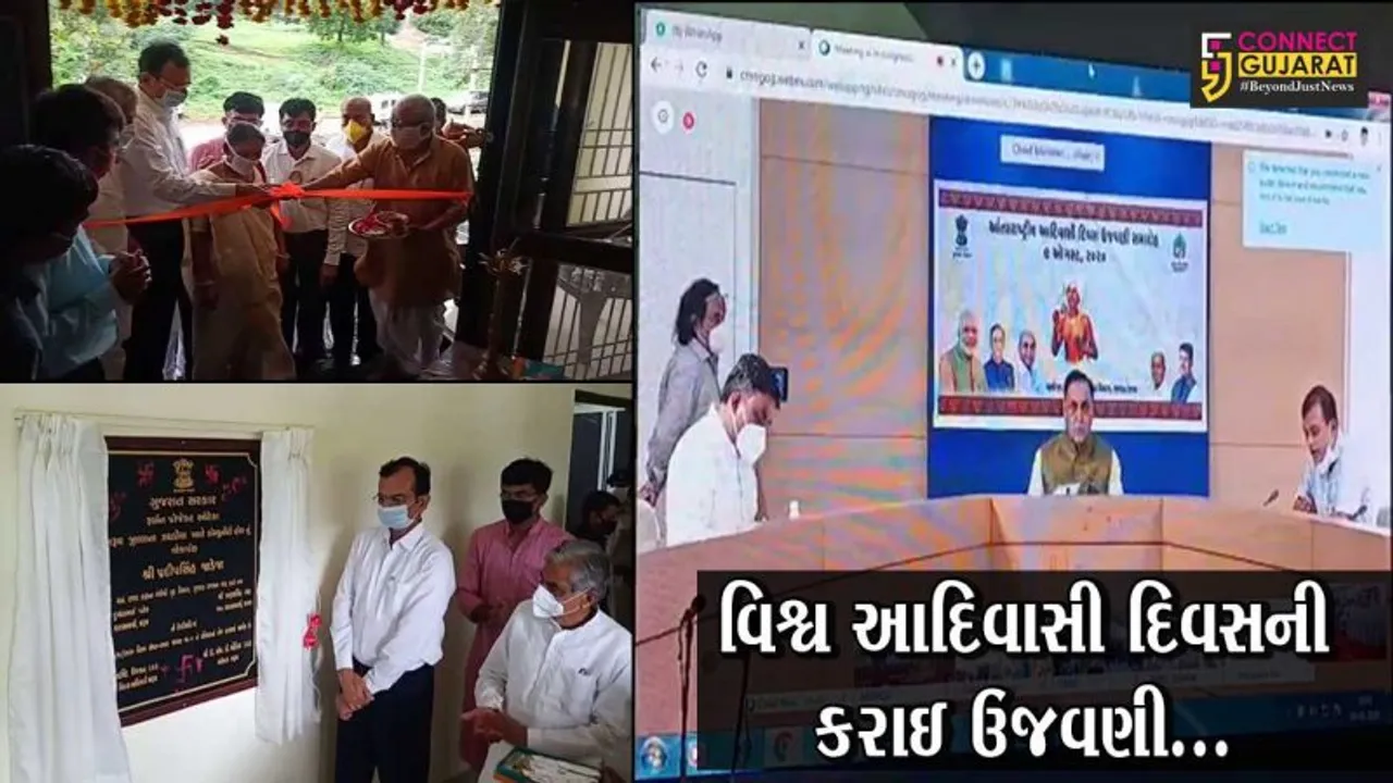 ભરૂચ : ઝઘડીયામાં ગૃહમંત્રીની હાજરીમાં આદિવાસી દિવસ ઉજવાયો, કોમ્યુનીટી સેન્ટરનું લોકાર્પણ
