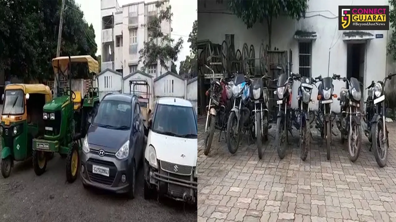 અમરેલી : વાવેરા ગામે 19 જેટલા શંકાસ્પદ વાહનો મળી આવતા પોલીસ ચોંકી, વાહનોનું કટીંગ થતું હોવાના કૌભાંડની આશંકા