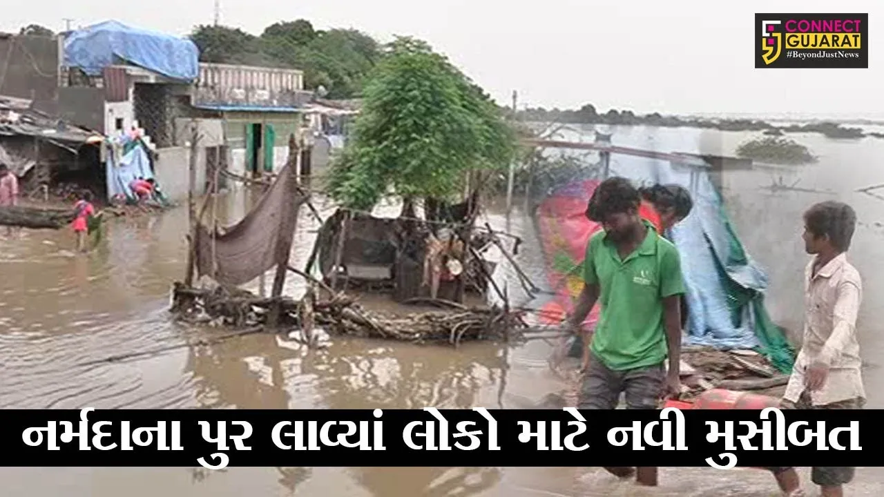 ભરૂચ : નર્મદા નદીના કિનારે આવેલાં સ્મશાનો પાણીમાં ગરક, અંતિમ સંસ્કાર માટે જોવી પડે છે રાહ