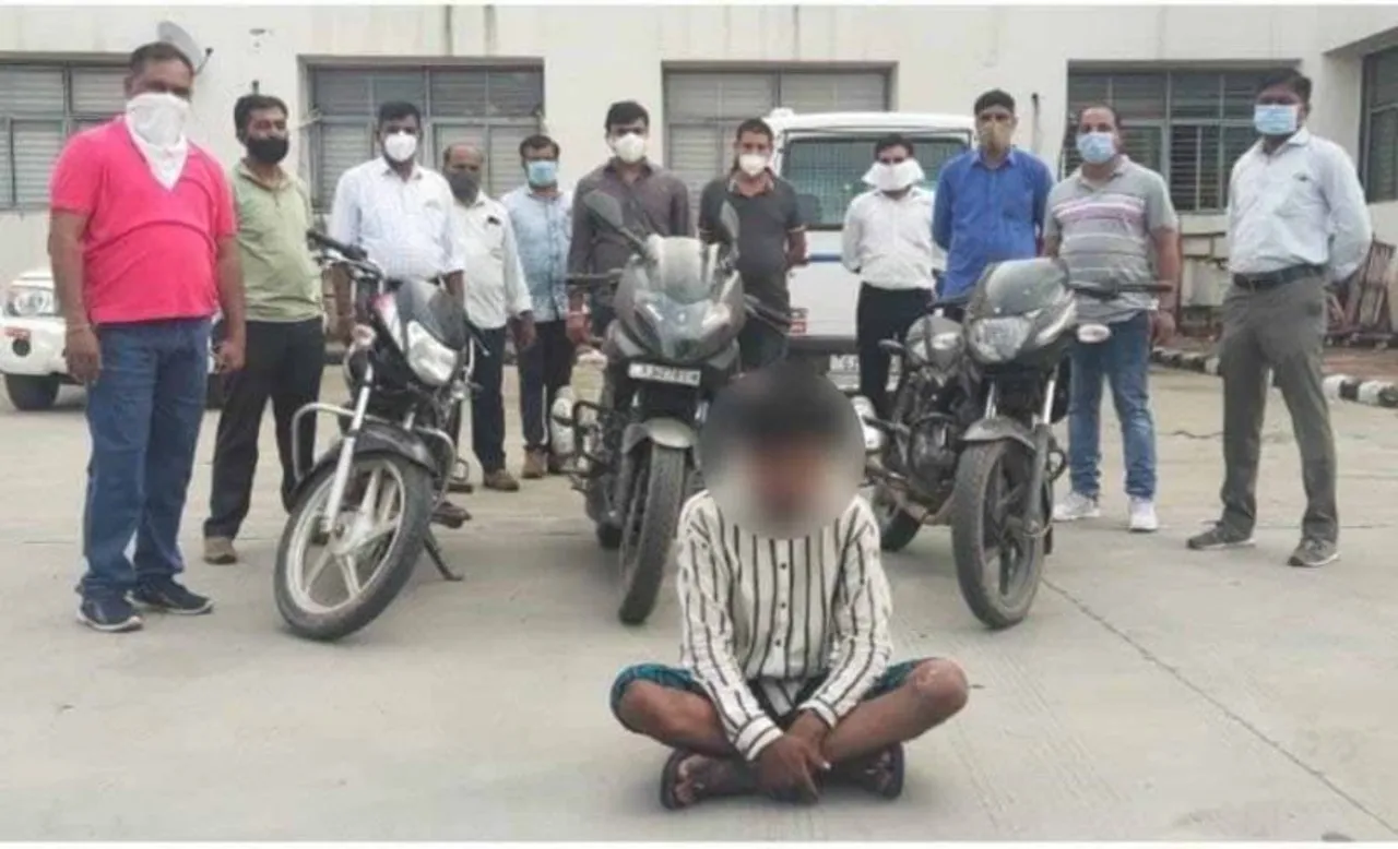 અરવલ્લી : રાજસ્થાનનો બાઈક ચોર જીવણપુર નજીકથી ઝડપાયો, પોલીસે વધુ તપાસ હાથ ધરી