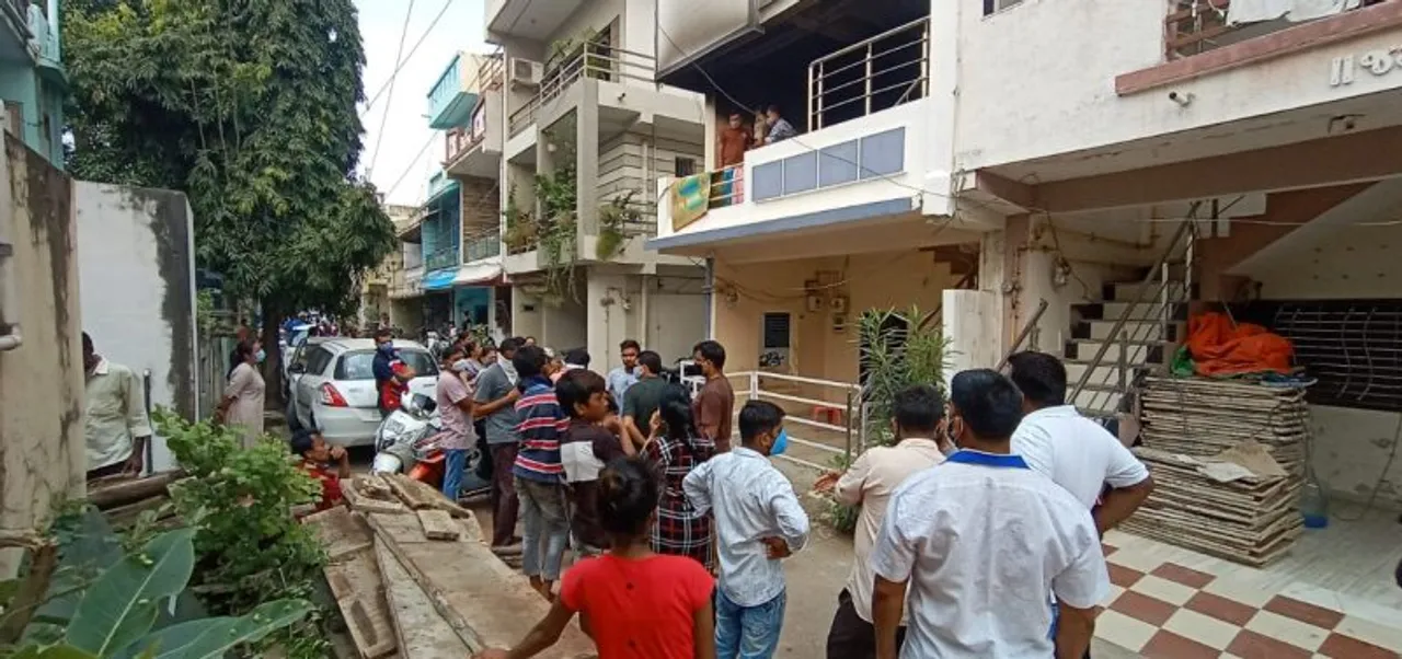 સુરત : મગદલ્લામાં કવોરન્ટાઇન કરેલી સ્ટ્રીટમાં મકાનમાં આગ, વિદેશી યુવતીનું મોત