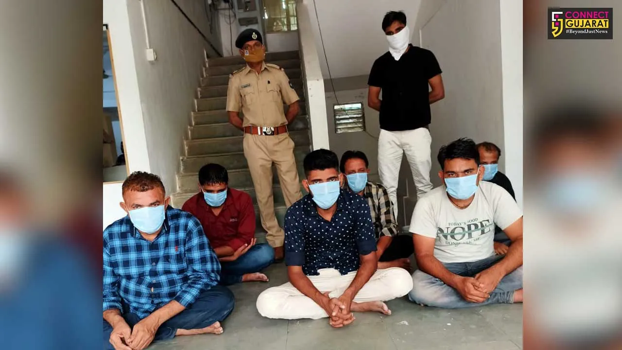 ભરૂચ : પિસાદ ગામેથી રૂ. 70 હજારથી વધુના મુદ્દામાલ સાથે 6 જુગારીયો ઝડપાયા, અન્ય 2 વોન્ટેડ