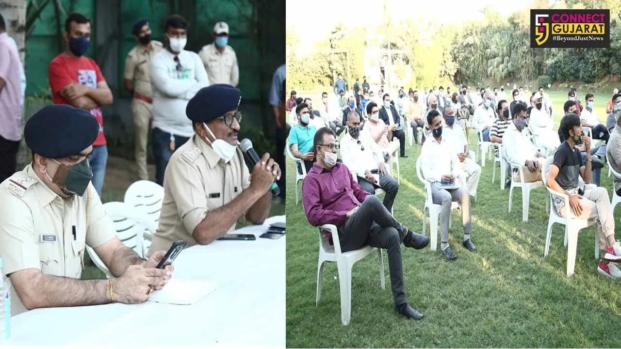 અમદાવાદ : પોલીસ અધિકારીઓનું પાર્ટી પ્લોટ માલિકો સાથે મીટિંગ, ગાઈડલાઈનનું પાલન કરવા અપાઇ સૂચના