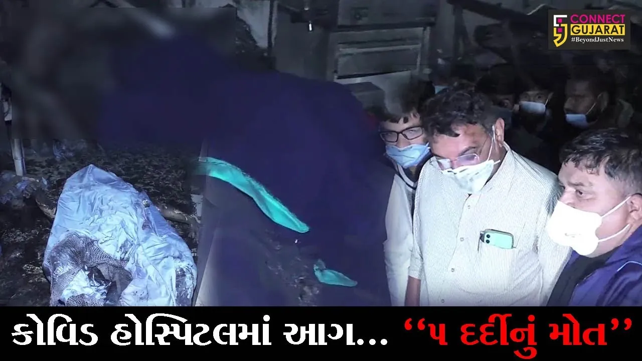 રાજકોટ : ઉદય શિવાનંદ કોવિડ હોસ્પિટલમાં આગ લાગતાં 5 દર્દીનું મોત, નેતાઓ સહિત પોલીસ કાફલો ઘટના સ્થળે દોડ્યો
