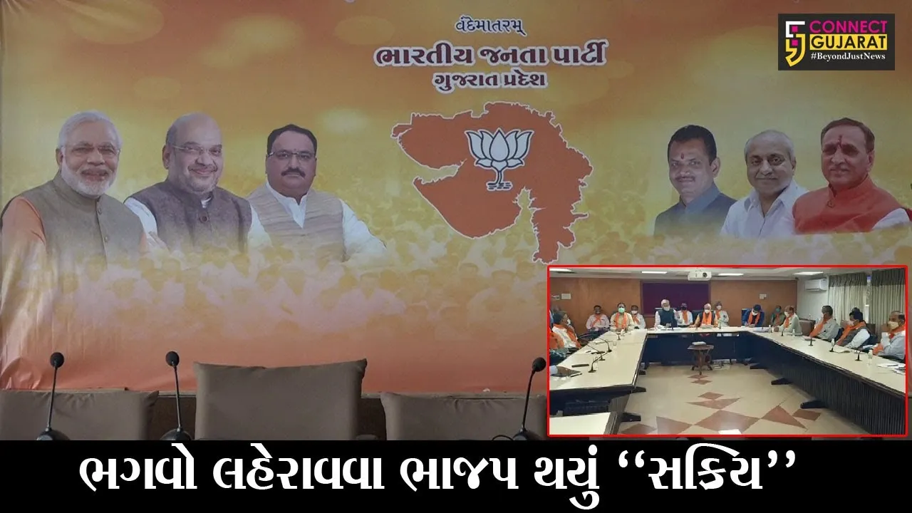 અમદાવાદ : ફરી એકવાર ભગવો લહેરાવવા માટે ભાજપ સક્રિય, સ્થાનિક સ્વરાજની ચૂંટણી પૂર્વે બેઠકનો દોર શરૂ