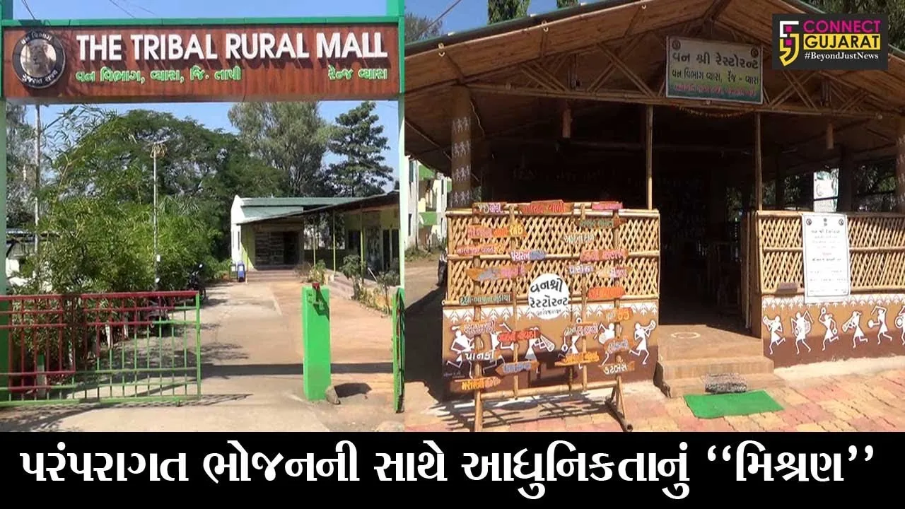 તાપી : વ્યારા ખાતે શરૂ કરાયું “ટ્રાઇબલ ફૂડ કોર્ટ”, આપ પણ માણિ શકો છો આદિવાસી પરંપરાગત વાનગીઓનો સ્વાદ