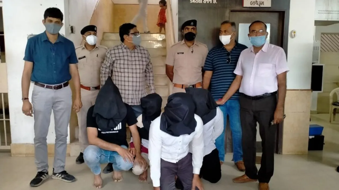 કચ્છ : અંજારમાં વેપારીની પુત્રીનુ અપહરણ કરી 10 કરોડની ખંડણી માંગવાના કેસમાં 4 આરોપી ઝડપાયા