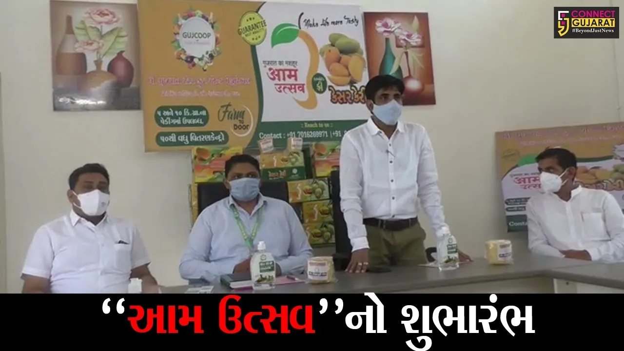 સાબરકાંઠા : ઇડર ખાતે “આમ ઉત્સવ”ના શુભારંભ પ્રસંગે યોજાઇ વિડીયો કોન્ફરન્સ, ગીર તલાલાની કેસર કેરી ગામેગામ પહોંચાડવાનો નવતર પ્રયાસ