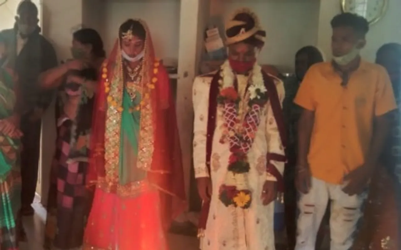 ભરૂચ: વાવાઝોડા વચ્ચે પરિવારે લગ્નની જીદ પકડતા પોલીસ અને તંત્રએ શેલ્ટર હોમમા નવદંપતીના કરાવ્યા લગ્ન