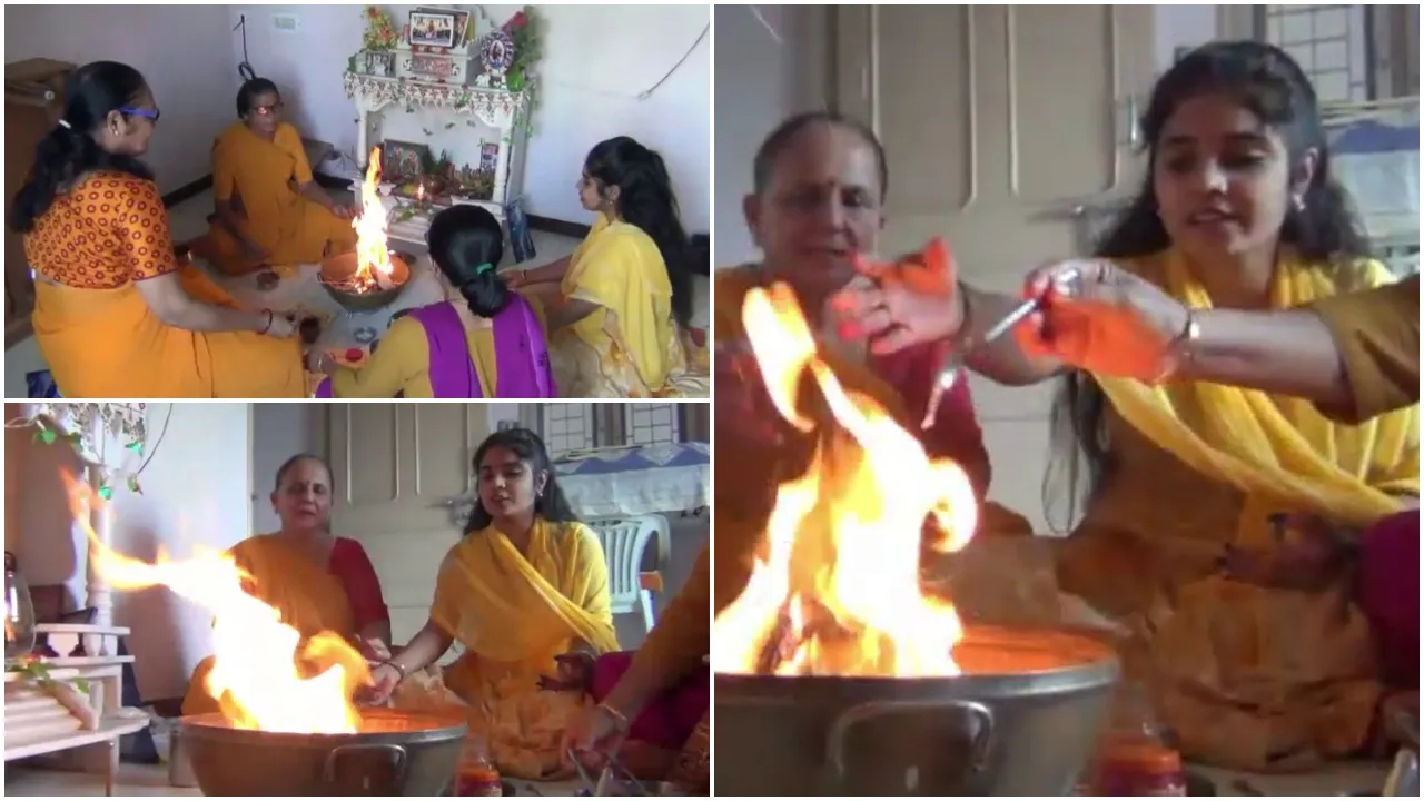 જામનગર : કોરોનાનો નાશ કરવા ગાયત્રી શક્તિ પીઠ દ્વારા ઘરે-ઘરે યોજાયો યજ્ઞ-હવન, 24,000 હવનની કીટનું કરાયું હતું વિતરણ