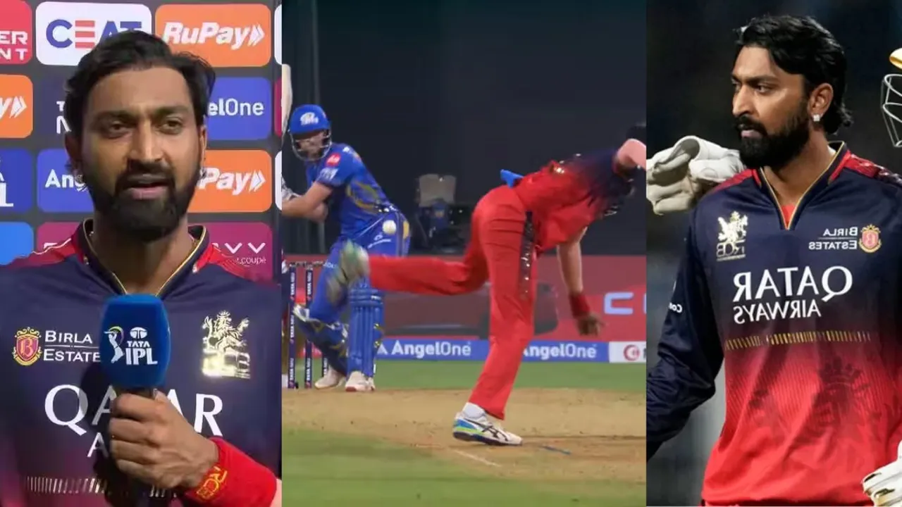  Krunal Pandya   ,  hardik pandya,  rcb  , Mumbai Indians