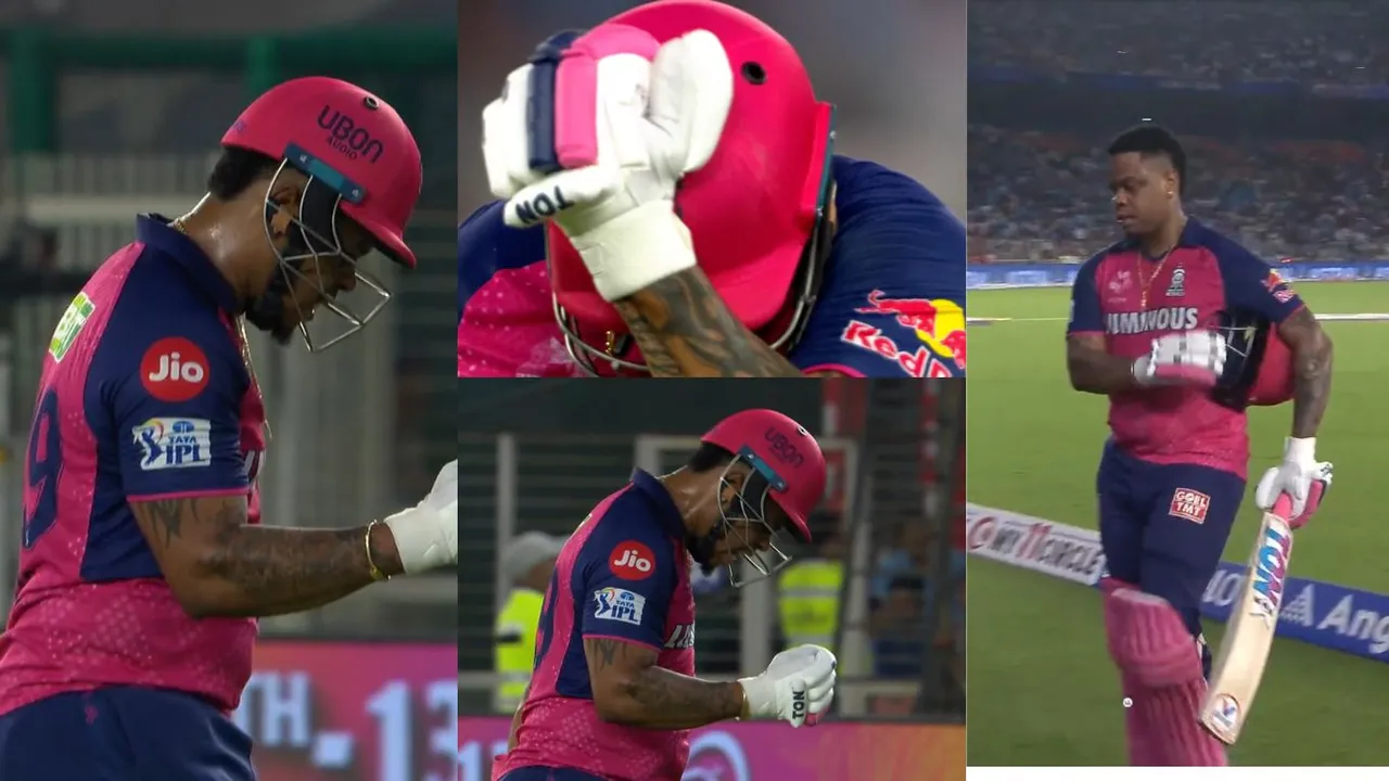  Shimron Hetmyer  ,  Gujarat titans  , Rajasthan Royals